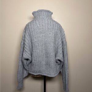 Chunky H&M Soft Knit Sweater in Gray